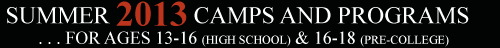 Summer Arts Camps